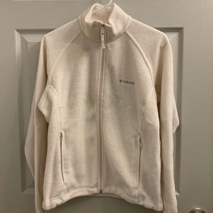 Columbia white jacket- medium